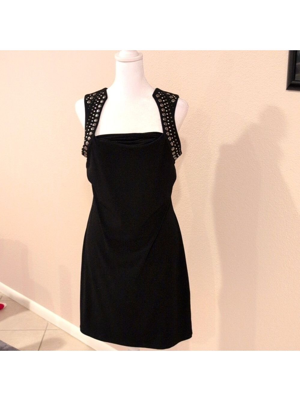Rock And Republic Studed Black Dress Size Medium